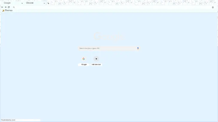 Soft blue background creating a calm and serene atmosphere.